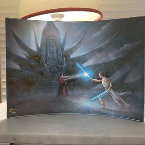 Star Wars Rey’s Awakening Curved Acrylic Print Thomas Kinkade